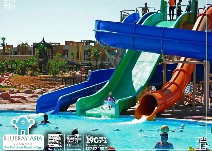 شقة Blue Bay Sokhna Aqua Park - مارسيليا بلو باى السخنه -عائلات فقط عين السخنة